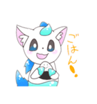 みずねこちゃんスタンプ（個別スタンプ：5）