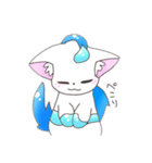みずねこちゃんスタンプ（個別スタンプ：8）