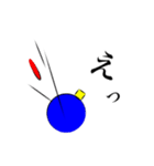 使いやすい！ 赤青黄の丸三角四角（個別スタンプ：34）