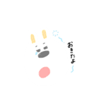 顔でかうさぎ（個別スタンプ：9）