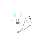 顔でかうさぎ（個別スタンプ：13）