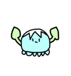 らくがきふうくらげのこ（個別スタンプ：1）