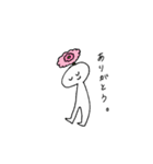 花とあいさつ（個別スタンプ：3）
