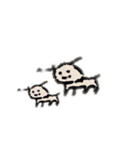 ひとりぼっちのひつじいぬ（個別スタンプ：3）