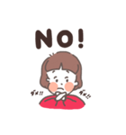 おれんじほっぺたガール（個別スタンプ：2）