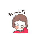 おれんじほっぺたガール（個別スタンプ：9）