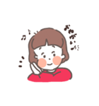 おれんじほっぺたガール（個別スタンプ：17）