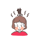 おれんじほっぺたガール（個別スタンプ：21）
