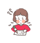 おれんじほっぺたガール（個別スタンプ：26）