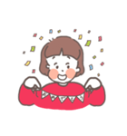 おれんじほっぺたガール（個別スタンプ：30）