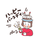 おれんじほっぺたガール（個別スタンプ：32）