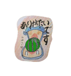 スイカかばつづき（個別スタンプ：24）