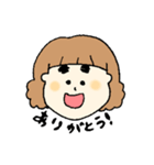 ちゃーむぽいんとはまゆげなんだぁ（個別スタンプ：1）