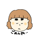 ちゃーむぽいんとはまゆげなんだぁ（個別スタンプ：2）