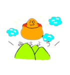 残りさんぼんのけ -1-（個別スタンプ：1）