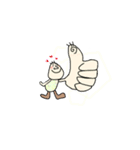 残りさんぼんのけ -1-（個別スタンプ：9）