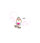 残りさんぼんのけ -1-（個別スタンプ：14）