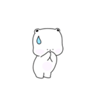 四角四角クマ（個別スタンプ：10）