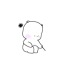 四角四角クマ（個別スタンプ：12）