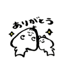 ミニサブローと飼い犬 使える（個別スタンプ：1）