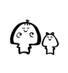 ミニサブローと飼い犬 使える（個別スタンプ：12）