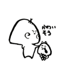ミニサブローと飼い犬 使える（個別スタンプ：25）
