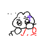 うさぎのすたんぷ(ちょっとだけいぬ)（個別スタンプ：10）