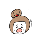 お絵描きお団子ガール（個別スタンプ：13）