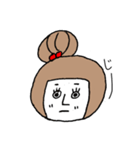 お絵描きお団子ガール（個別スタンプ：22）