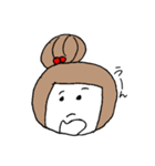 お絵描きお団子ガール（個別スタンプ：23）