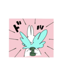 湧き出るウサギ（個別スタンプ：3）