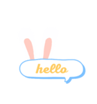 うさぎからの一言（個別スタンプ：4）
