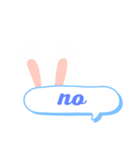 うさぎからの一言（個別スタンプ：7）
