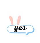 うさぎからの一言（個別スタンプ：8）