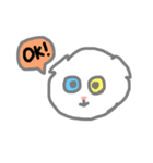 推しの白い猫（個別スタンプ：13）