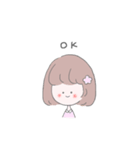 女の子とゆかいな動物たち（個別スタンプ：16）