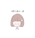 女の子とゆかいな動物たち（個別スタンプ：18）