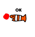 クマノミの、のみのみスタンプ（個別スタンプ：8）