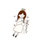 マイルドに推しが尊い女の子のスタンプ（個別スタンプ：6）
