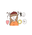 マイルドに推しが尊い女の子のスタンプ（個別スタンプ：23）