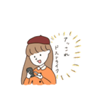 マイルドに推しが尊い女の子のスタンプ（個別スタンプ：26）