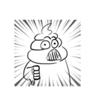 リアクションウンチクン！！（個別スタンプ：3）