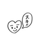 はあとちゃんにまゆげを描いたよ〜（個別スタンプ：7）