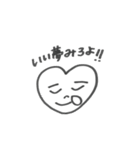 はあとちゃんにまゆげを描いたよ〜（個別スタンプ：18）