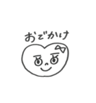 はあとちゃんにまゆげを描いたよ〜（個別スタンプ：36）