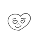 はあとちゃんにまゆげを描いたよ〜（個別スタンプ：40）