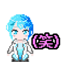 水瀬玲音LINEスタンプSereneLinux ドット絵（個別スタンプ：22）