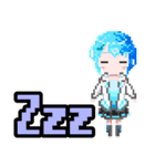 水瀬玲音LINEスタンプSereneLinux ドット絵（個別スタンプ：35）