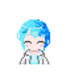 水瀬玲音LINEスタンプSereneLinux ドット絵（個別スタンプ：38）