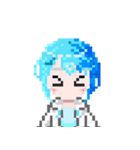 水瀬玲音LINEスタンプSereneLinux ドット絵（個別スタンプ：40）